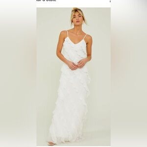 chinese dress ladies Solene Ruffle Maxi Dress main image 1